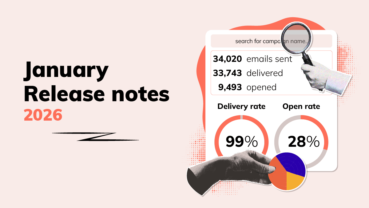 Januari release notes: Jouw nieuwe commandocentrum voor e-mailprestaties
