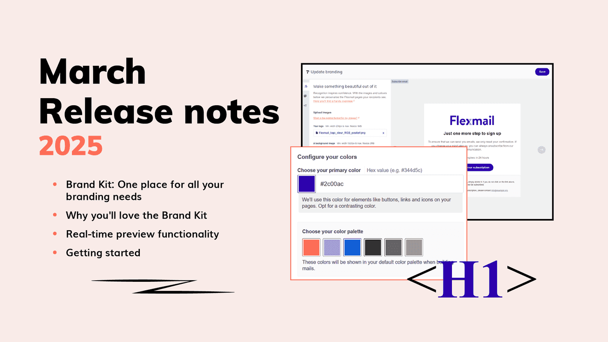 Maart 2025 release notes: ontdek de Brand Kit
