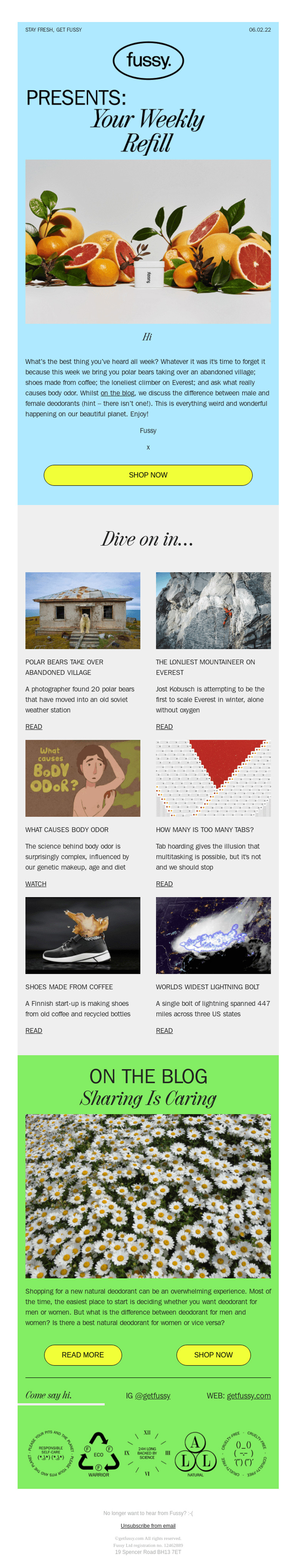 Subject: Your Weekly Refill 06.02.22