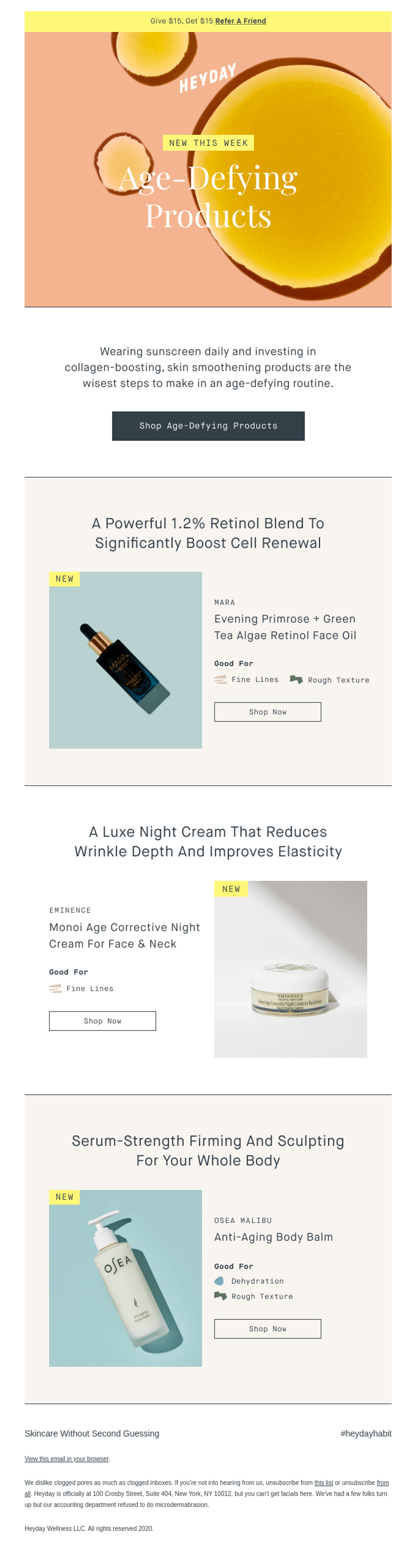 Subject: 3 NEW age-defying solutions to rejuvenate, sculpt, and plump