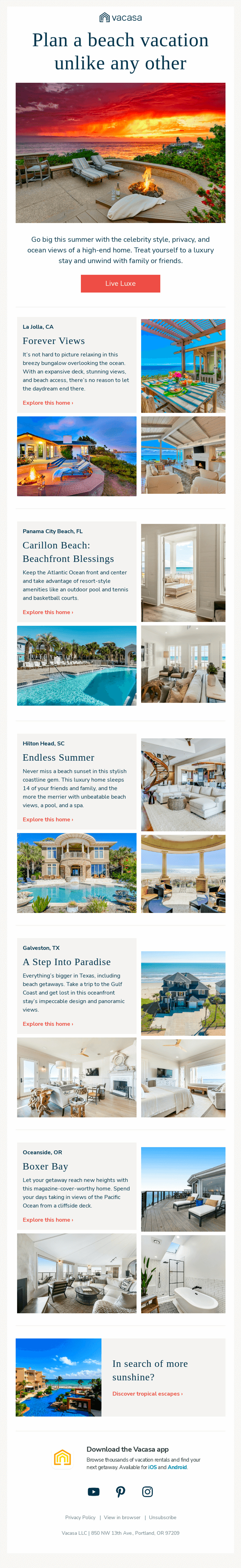 Subject: Live large at the beach