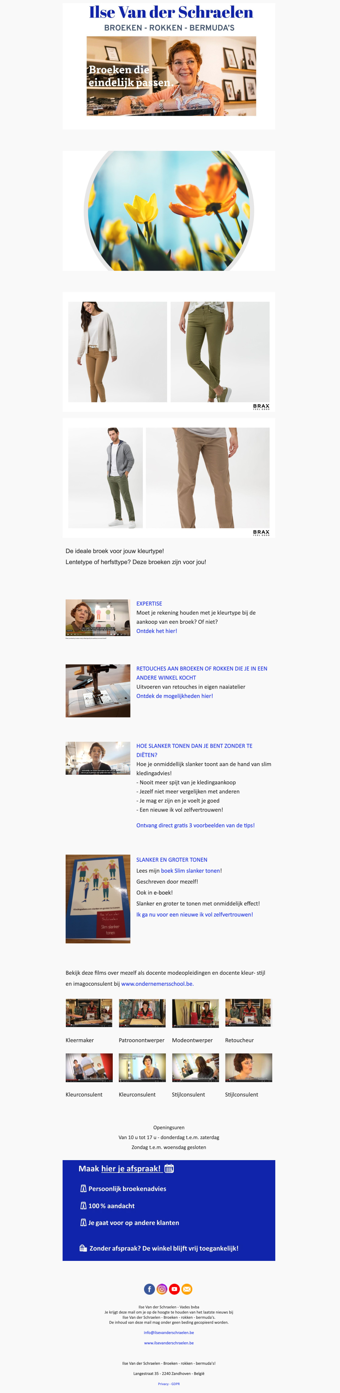 Nieuwsbrief - Warm kleurtype