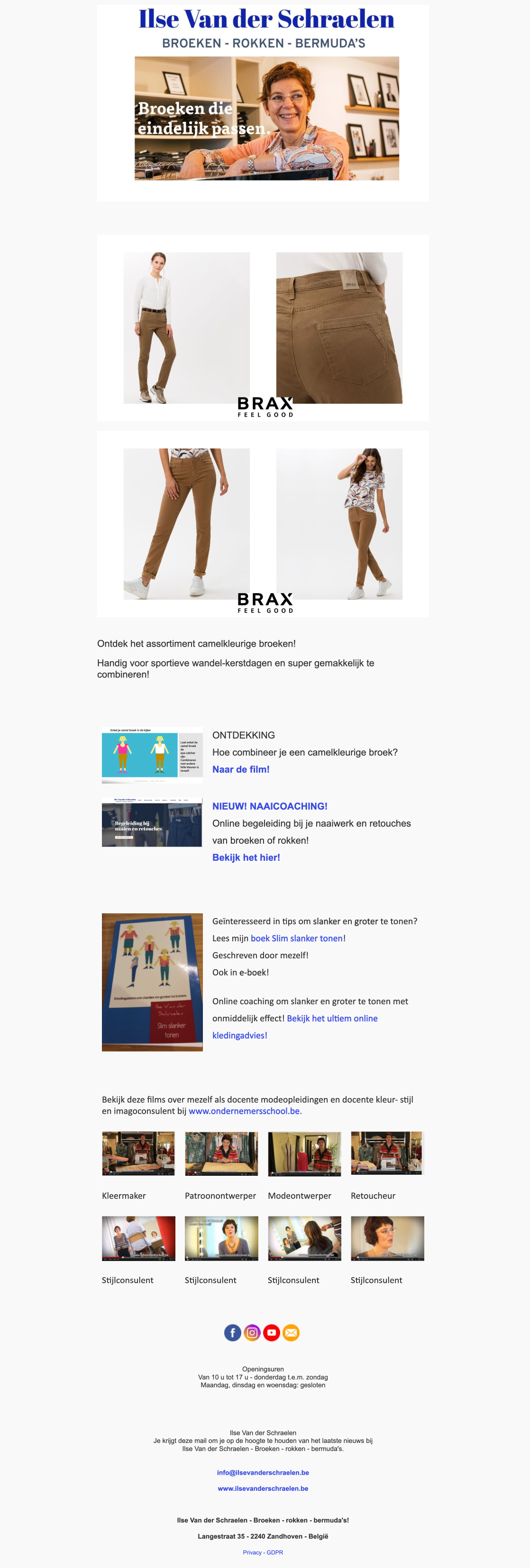 Nieuwsbrief - Camel broek 