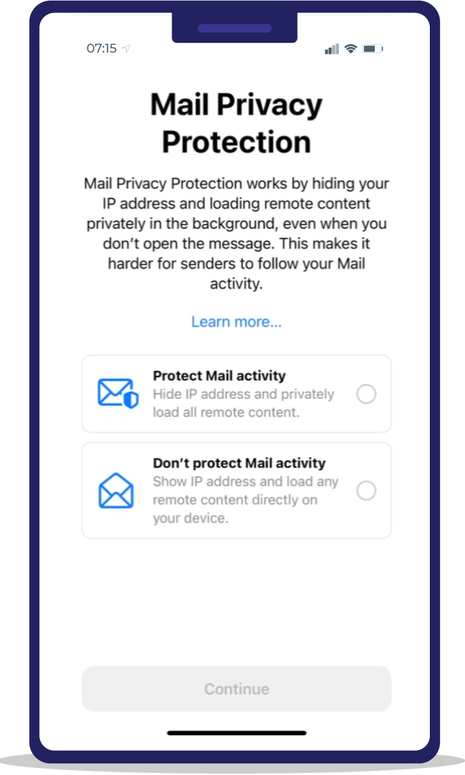 Mail Privacy Protection
