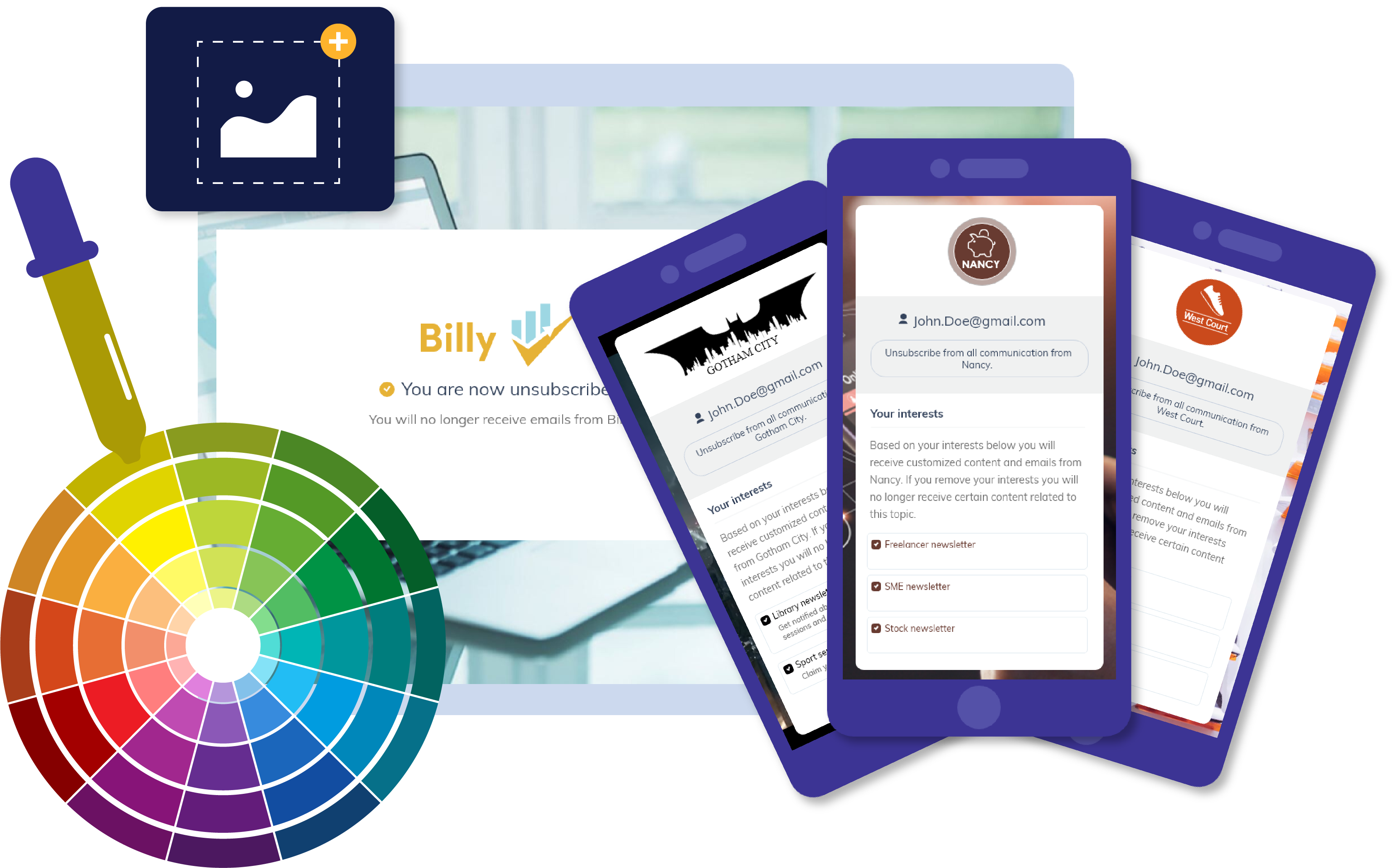 Your profile page in your own branding